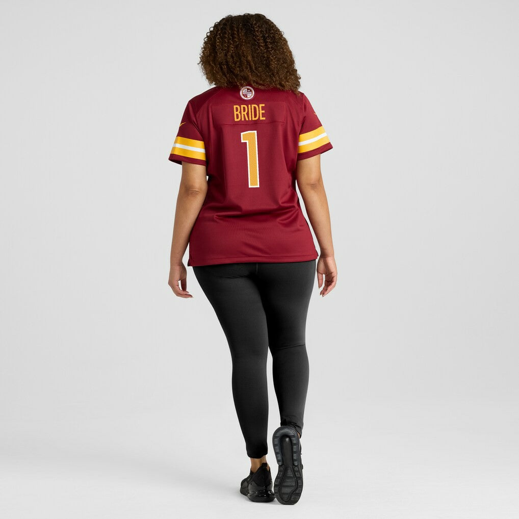 Number 1 Bride Washington Commanders Women's Game Jersey Burgundy | Nike for Sale