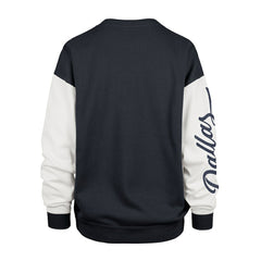Dallas Cowboys '47 Women's Double Header Rise Andie Pullover Sweatshirt Blue | 47 brand