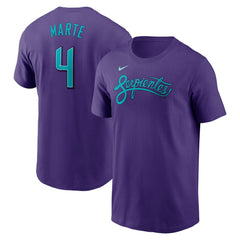 Ketel Marte Arizona Diamondbacks Nike 2025 City Connect Fuse Name & Number T-Shirt - MLB