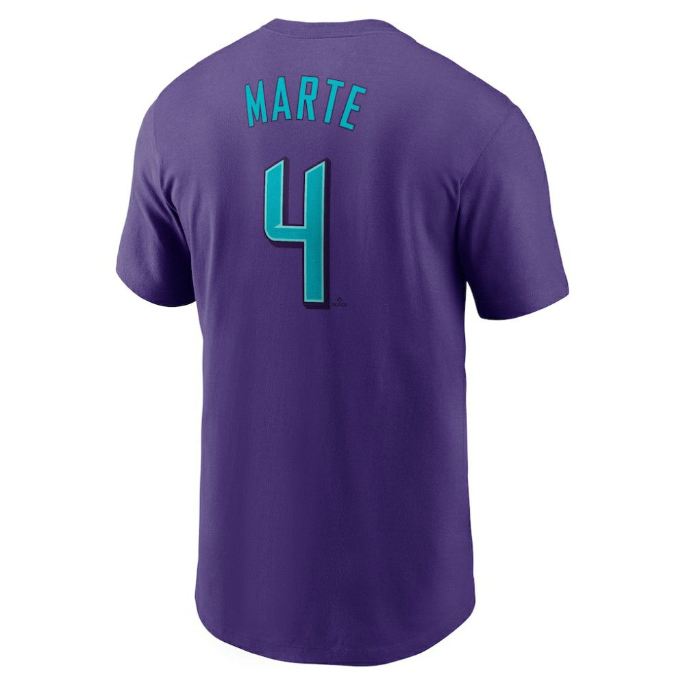 Ketel Marte Arizona Diamondbacks Nike 2025 City Connect Fuse Name & Number T-Shirt - MLB