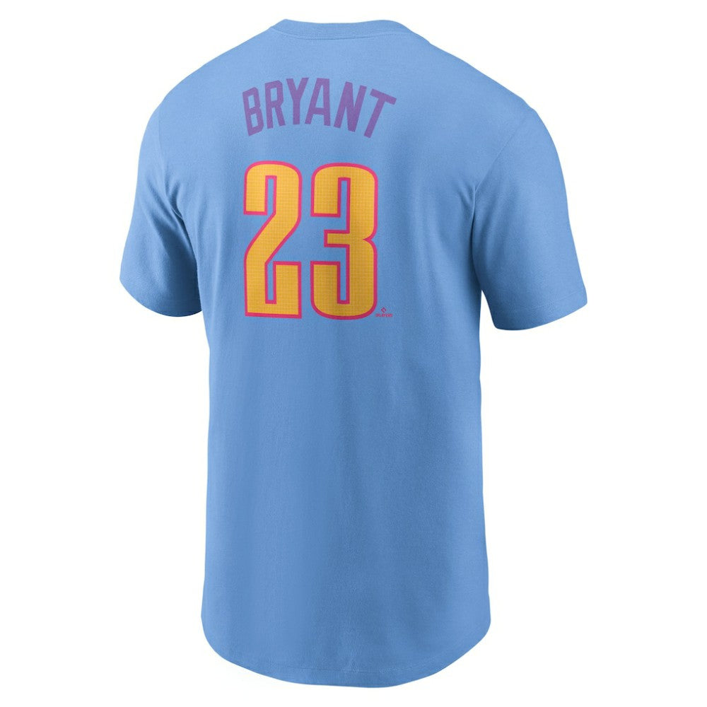 Kris Bryant Colorado Rockies Nike 2025 City Connect Fuse Name & Number T-Shirt - MLB