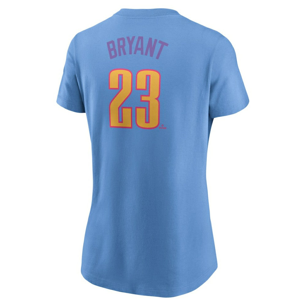 Kris Bryant Colorado Rockies Nike Women's 2025 City Connect Fuse Name & Number T-Shirt - MLB