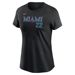 Sandy Alcantara Miami Marlins Nike Women's 2025 City Connect Fuse Name & Number T-Shirt - MLB