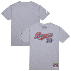 Chipper Jones Atlanta Braves Mitchell & Ness Cooperstown Collection Player T-Shirt - MLB