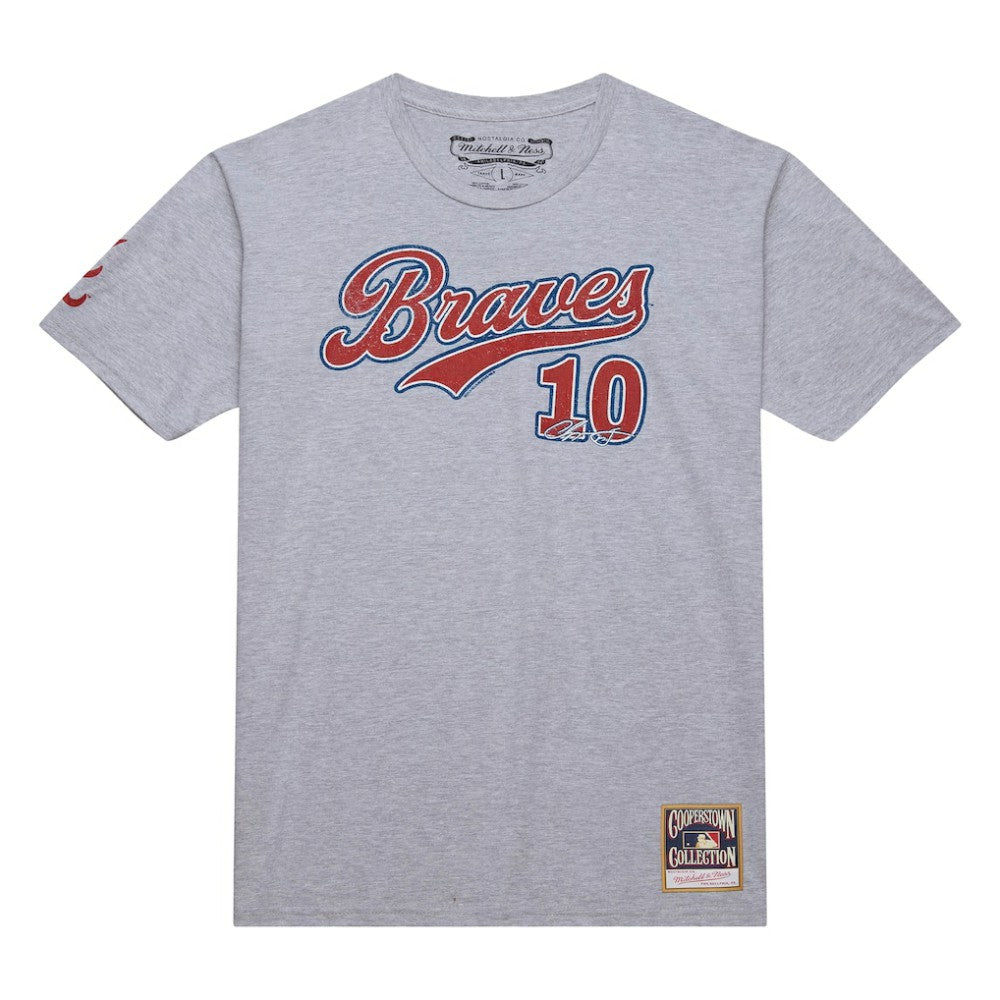 Chipper Jones Atlanta Braves Mitchell & Ness Cooperstown Collection Player T-Shirt - MLB