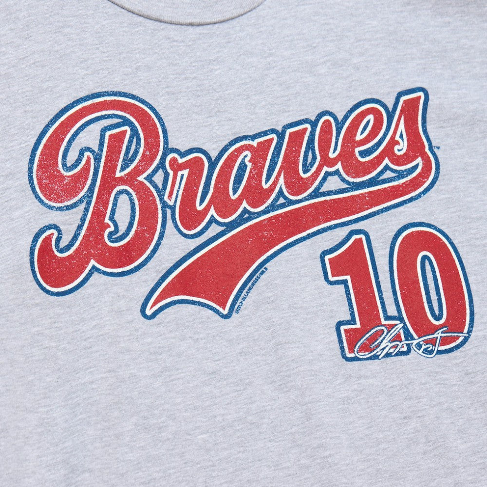 Chipper Jones Atlanta Braves Mitchell & Ness Cooperstown Collection Player T-Shirt - MLB
