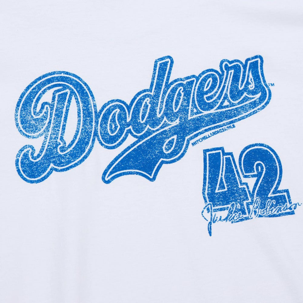 Jackie Robinson Los Angeles Dodgers Mitchell & Ness Cooperstown Collection Player T-Shirt - MLB