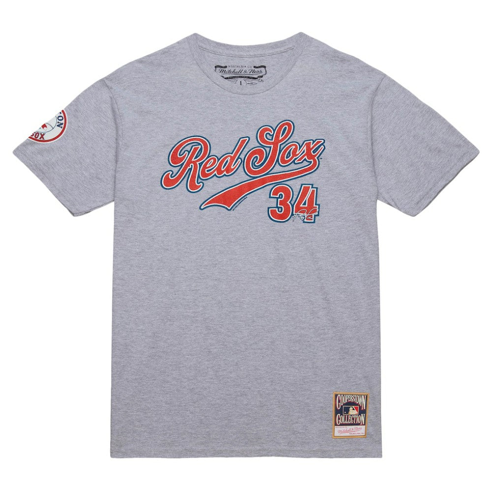 David Ortiz Boston Red Sox Mitchell & Ness Cooperstown Collection Player T-Shirt - MLB