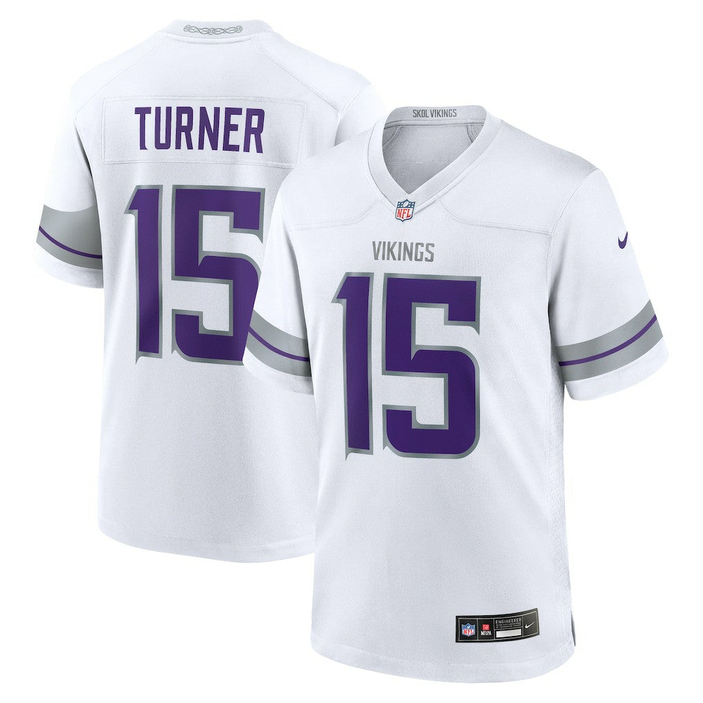 Dallas Turner Minnesota Vikings Alternate Game Jersey White | Nike for Sale