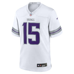 Dallas Turner Minnesota Vikings Alternate Game Jersey White | Nike for Sale
