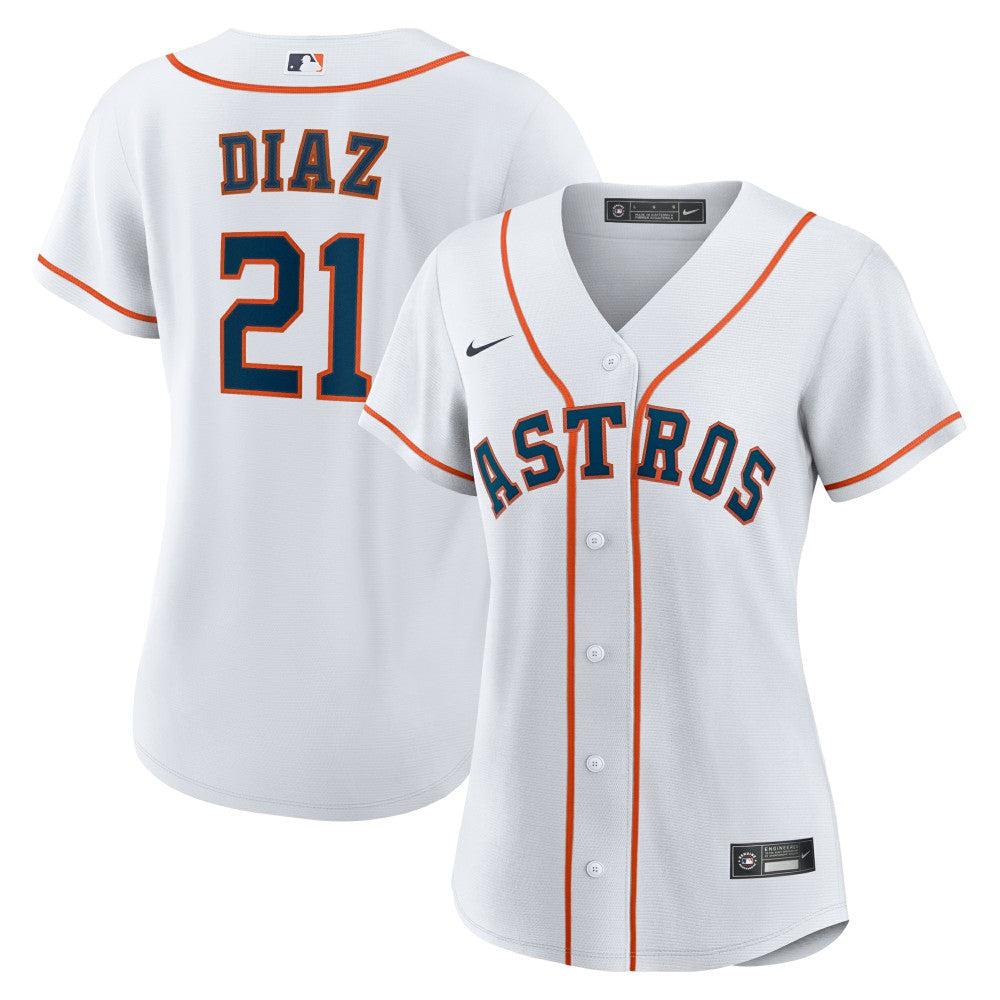 Yainer Diaz Houston Astros Nike Women's Home Replica Jersey  - MLB