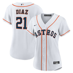 Yainer Diaz Houston Astros Nike Women's Home Replica Jersey  - MLB