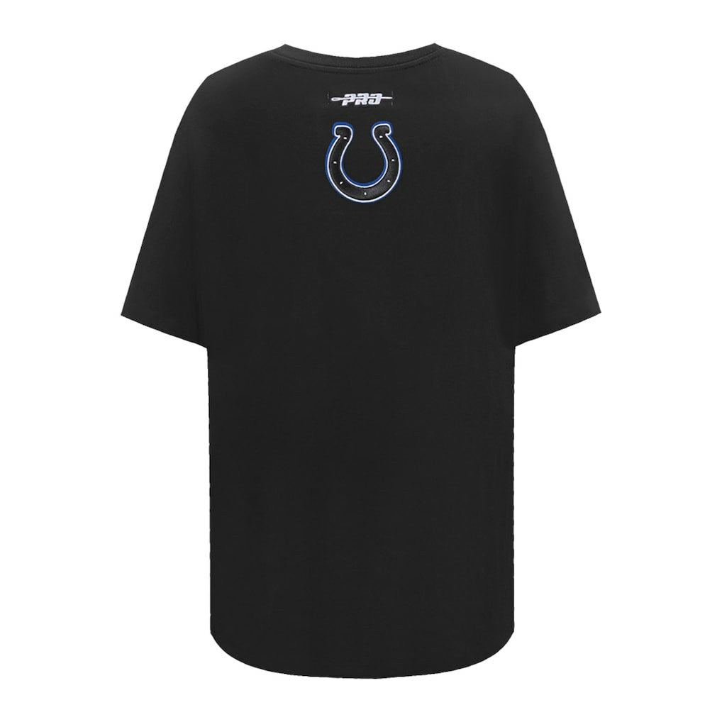 Indianapolis Colts Pro Standard Women's Indiana Nights Colts Oversized T-Shirt Black | NFL