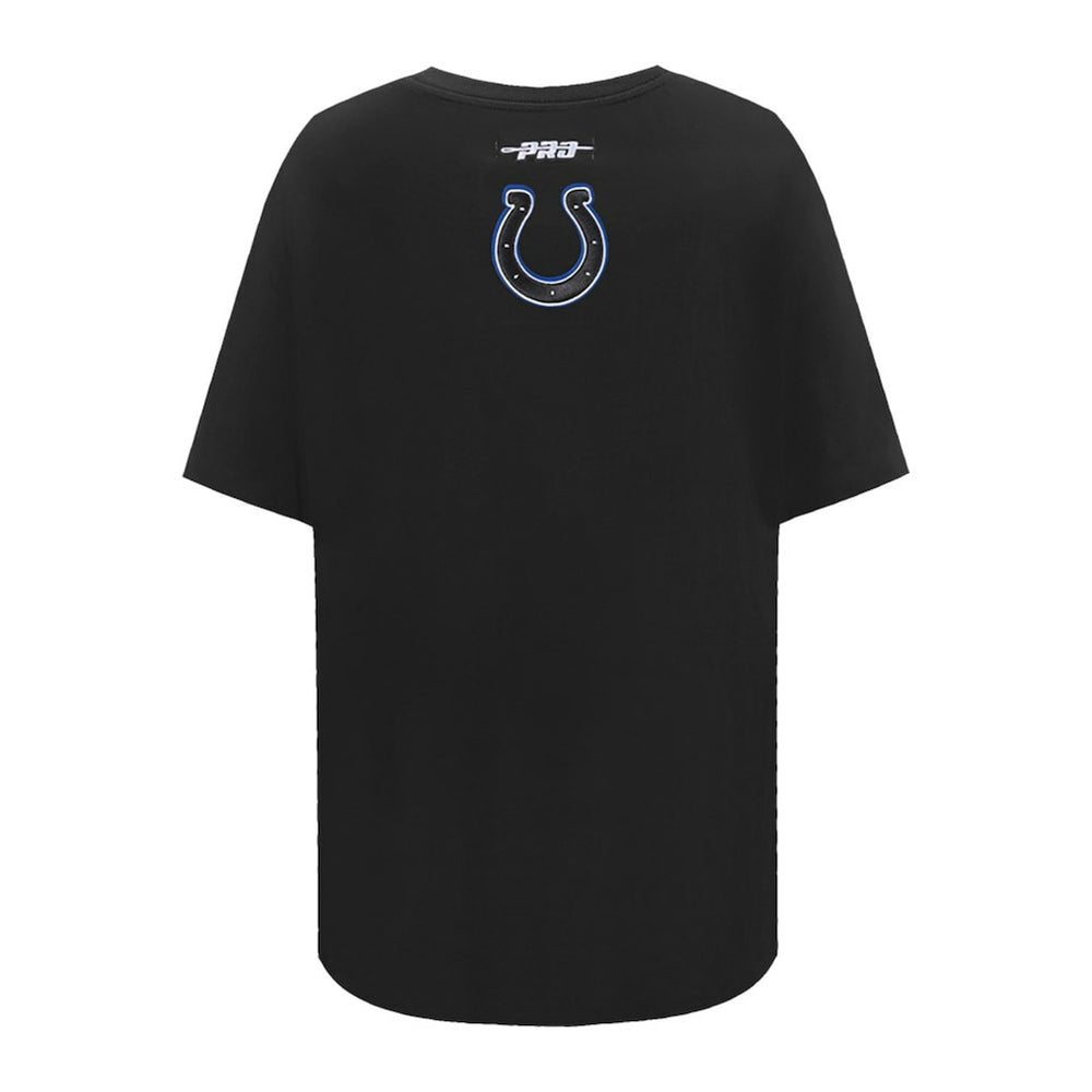 Indianapolis Colts Pro Standard Women's Indiana Nights Colts Oversized T-Shirt Black | NFL