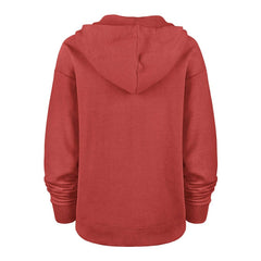 San Francisco 49ers '47 Women's Plus Size Clarity Kennedy Pullover Hoodie Scarlet | 47 brand