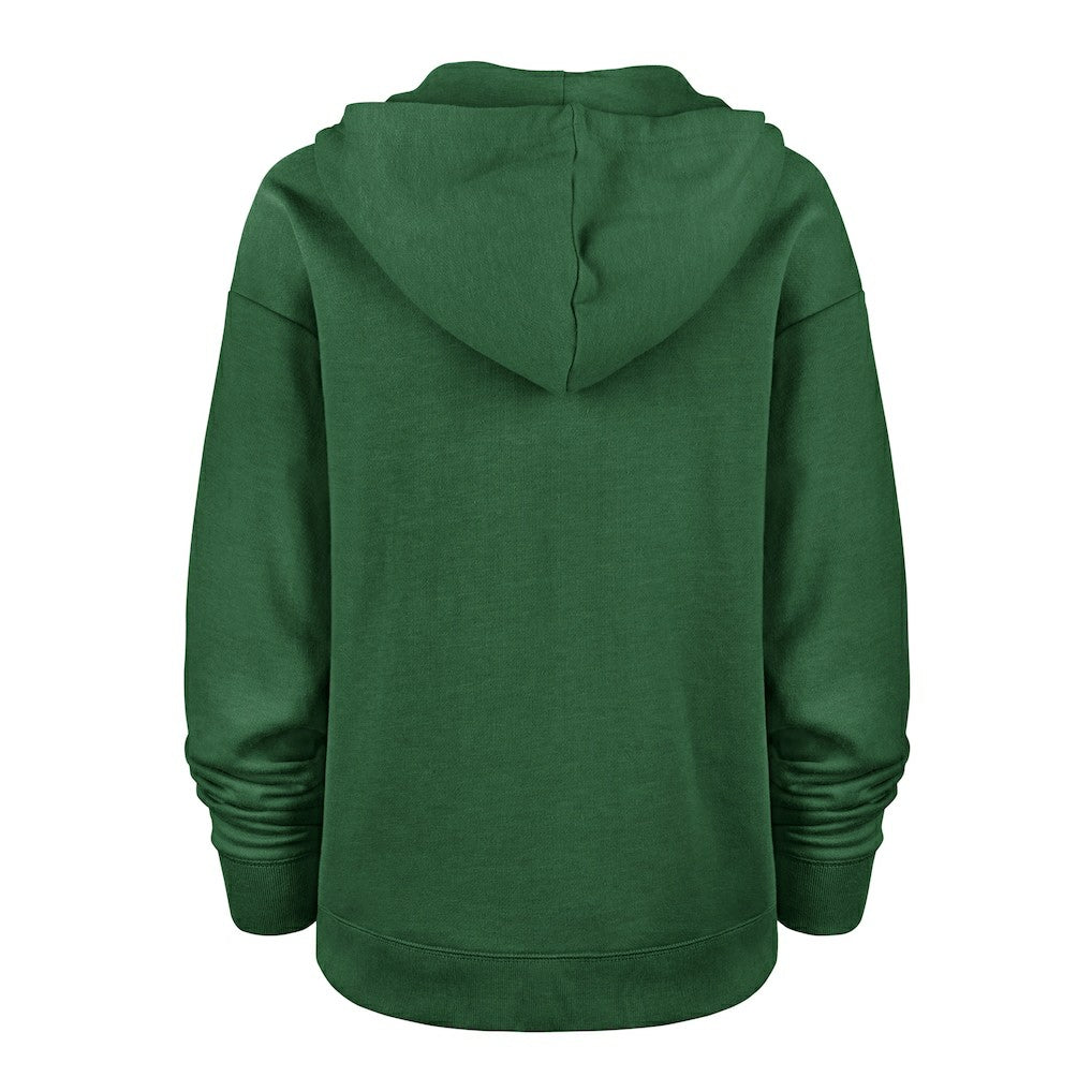 New York Jets '47 Women's Plus Size Clarity Kennedy Pullover Hoodie Kelly Green | 47 brand