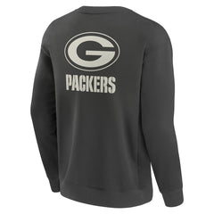 Green Bay Packers Elements Future Ground Lettering Pullover Sweatshirt Charcoal | Fanatics