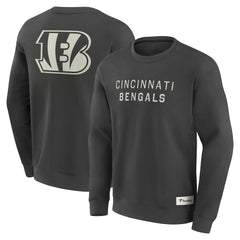 Cincinnati Bengals Elements Future Ground Lettering Pullover Sweatshirt Charcoal | Fanatics