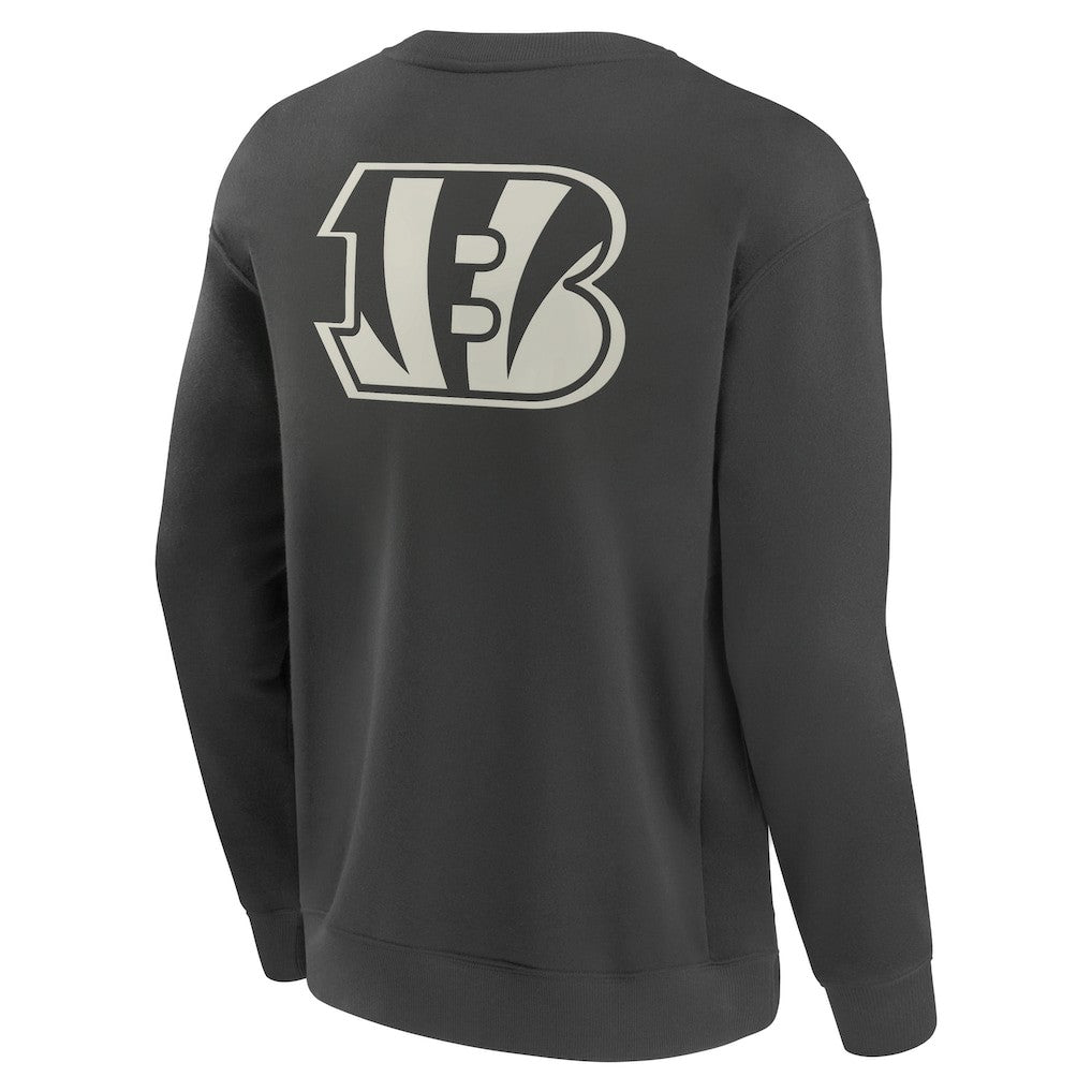 Cincinnati Bengals Elements Future Ground Lettering Pullover Sweatshirt Charcoal | Fanatics
