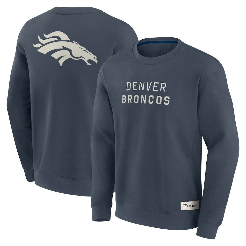 Denver Broncos Elements Future Ground Lettering Pullover Sweatshirt Navy | Fanatics