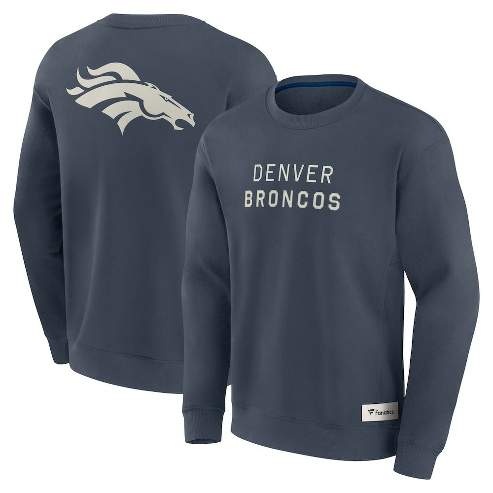 Denver Broncos Elements Future Ground Lettering Pullover Sweatshirt Navy | Fanatics