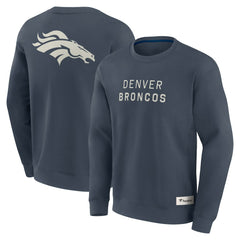 Denver Broncos Elements Future Ground Lettering Pullover Sweatshirt Navy | Fanatics