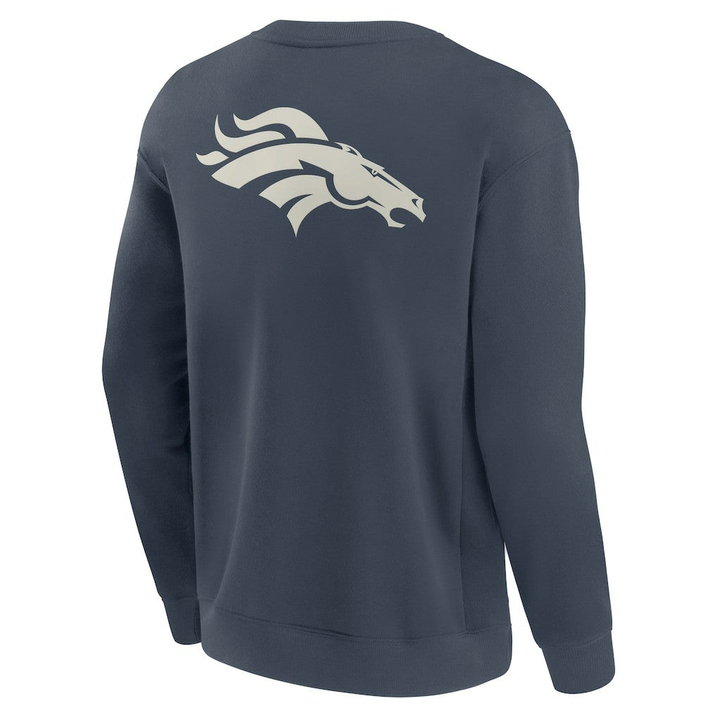 Denver Broncos Elements Future Ground Lettering Pullover Sweatshirt Navy | Fanatics