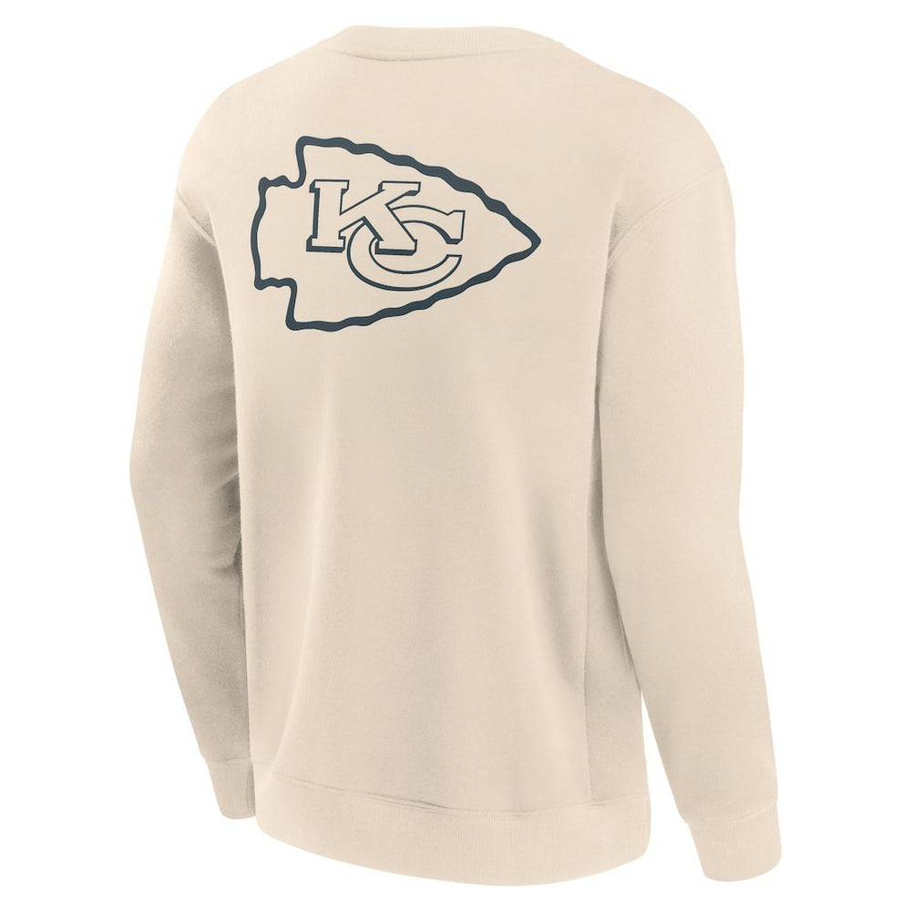 Kansas City Chiefs Elements Future Ground Lettering Pullover Sweatshirt Cream | Fanatics