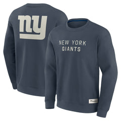 New York Giants Elements Future Ground Lettering Pullover Sweatshirt Navy | Fanatics