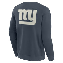 New York Giants Elements Future Ground Lettering Pullover Sweatshirt Navy | Fanatics