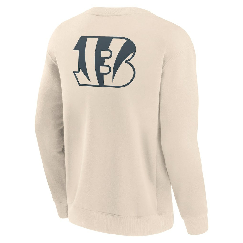 Cincinnati Bengals Elements Future Ground Lettering Pullover Sweatshirt Cream | Fanatics