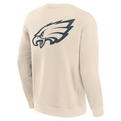 Philadelphia Eagles Elements Future Ground Lettering Pullover Sweatshirt Cream | Fanatics