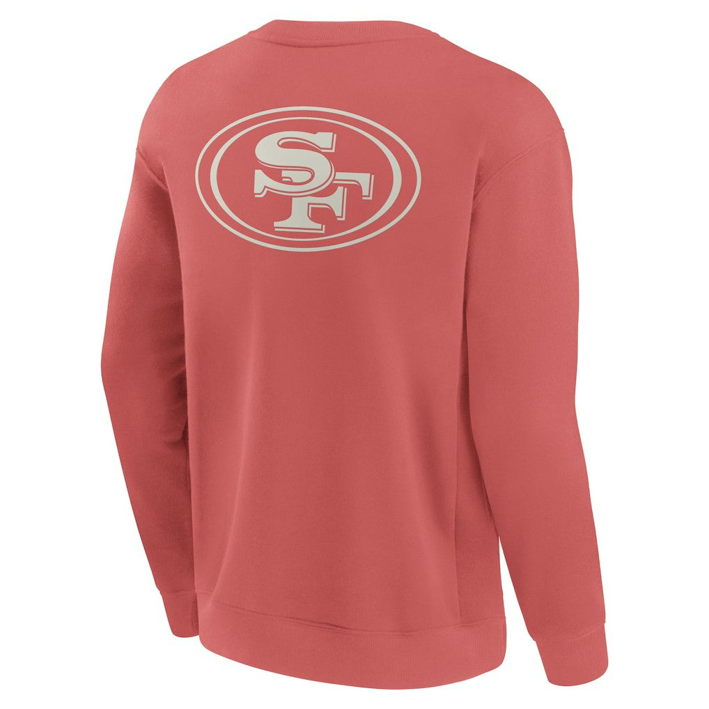 San Francisco 49ers Elements Future Ground Lettering Pullover Sweatshirt Red | Fanatics