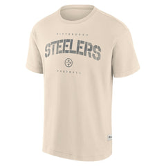 Pittsburgh Steelers Elements Weathered Tonal Future Ground T-Shirt Cream | Fanatics