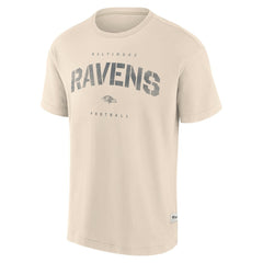 Baltimore Ravens Elements Weathered Tonal Future Ground T-Shirt Cream | Fanatics