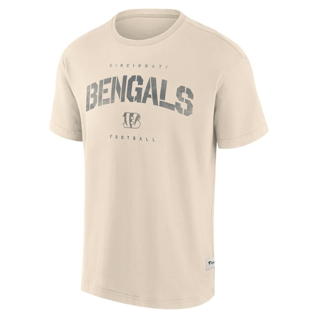 Cincinnati Bengals Elements Weathered Tonal Future Ground T-Shirt Cream | Fanatics