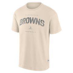 Cleveland Browns Elements Weathered Tonal Future Ground T-Shirt Cream | Fanatics