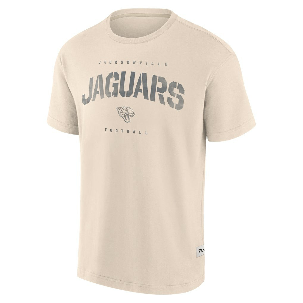 Jacksonville Jaguars Elements Weathered Tonal Future Ground T-Shirt Cream | Fanatics
