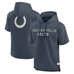 Indianapolis Colts Elements Future Ground Lettering Short Sleeve Pullover Hoodie Navy | Fanatics