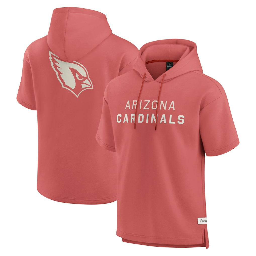 Arizona Cardinals Elements Future Ground Lettering Short Sleeve Pullover Hoodie Red | Fanatics