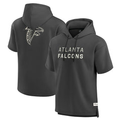 Atlanta Falcons Elements Future Ground Lettering Short Sleeve Pullover Hoodie Charcoal | Fanatics