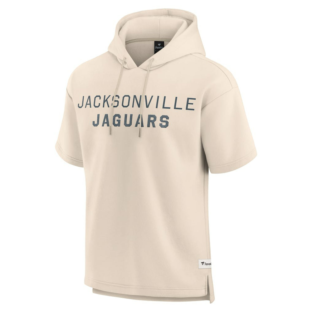 Jacksonville Jaguars Elements Future Ground Lettering Short Sleeve Pullover Hoodie Cream | Fanatics
