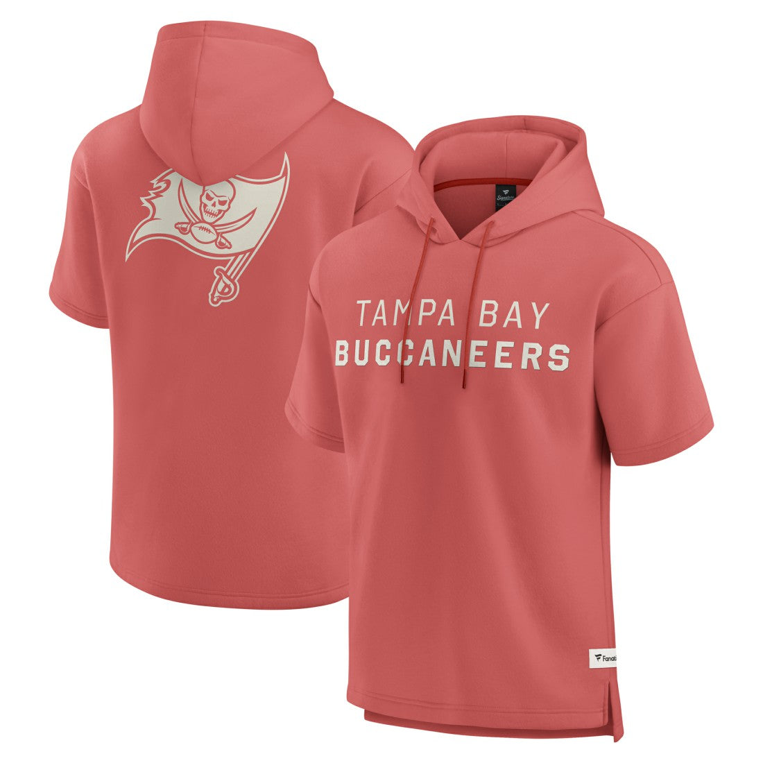 Tampa Bay Buccaneers Elements Future Ground Lettering Short Sleeve Pullover Hoodie Red | Fanatics