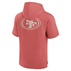 San Francisco 49ers Elements Future Ground Lettering Short Sleeve Pullover Hoodie Red | Fanatics