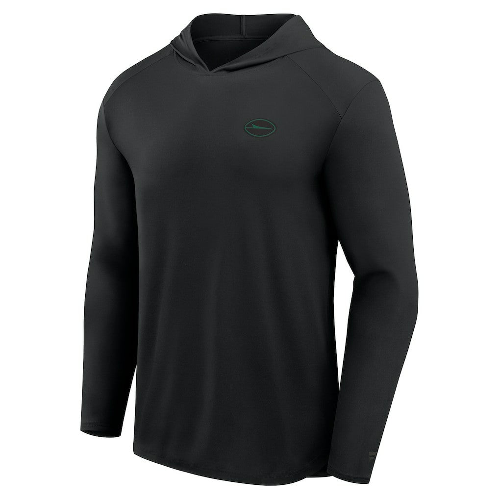 New York Jets Front Office Power Mono Long Sleeve Hoodie T-Shirt Black | Fanatics