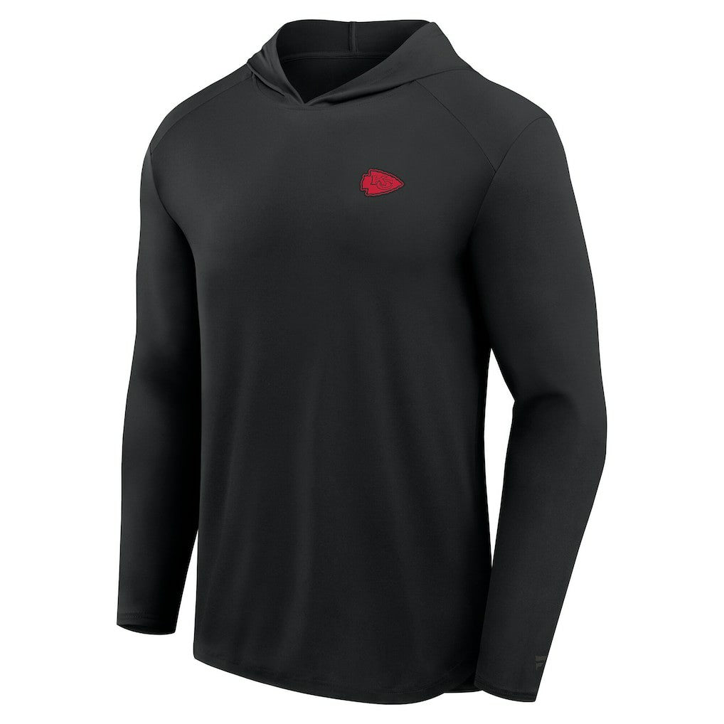 Kansas City Chiefs Front Office Power Mono Long Sleeve Hoodie T-Shirt Black | Fanatics