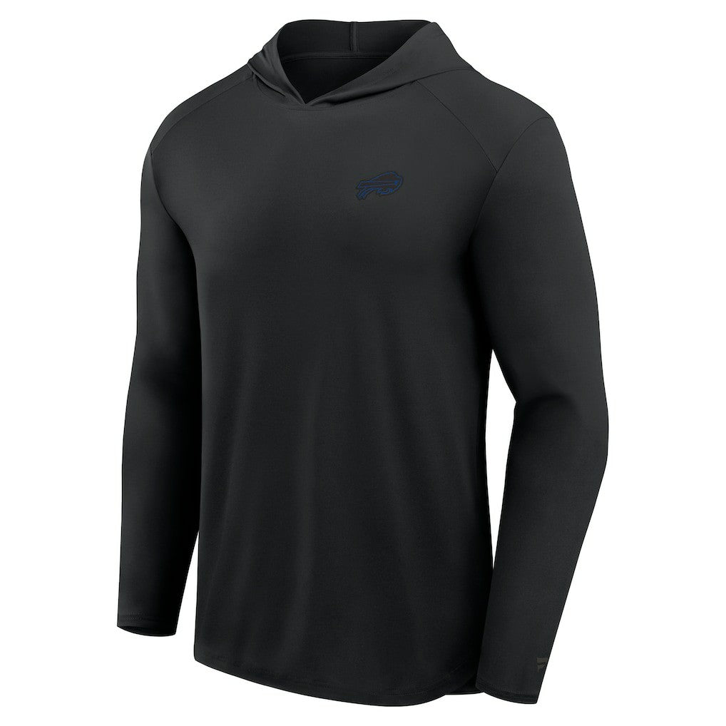 Buffalo Bills Front Office Power Mono Long Sleeve Hoodie T-Shirt Black | Fanatics