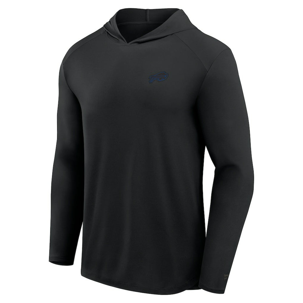 Buffalo Bills Front Office Power Mono Long Sleeve Hoodie T-Shirt Black | Fanatics