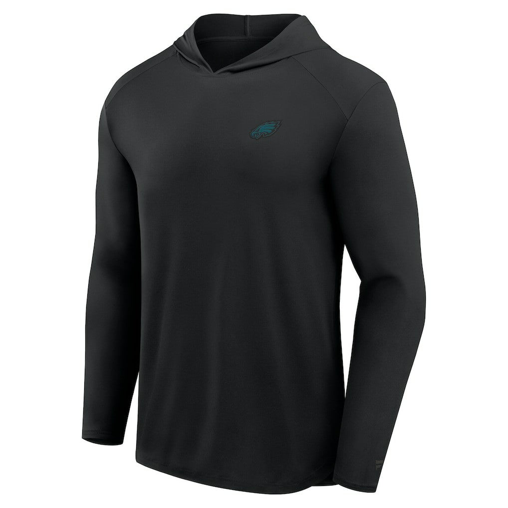 Philadelphia Eagles Front Office Power Mono Long Sleeve Hoodie T-Shirt Black | Fanatics