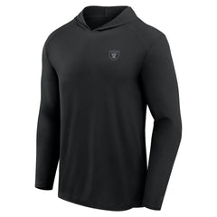 Las Vegas Raiders Front Office Power Mono Long Sleeve Hoodie T-Shirt Black | Fanatics